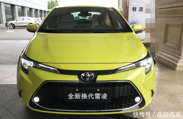 大批全新2019款丰田雷凌实车现身！车长4640mm