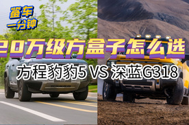 20万级方盒子大PK？深蓝G318 VS方程豹豹5