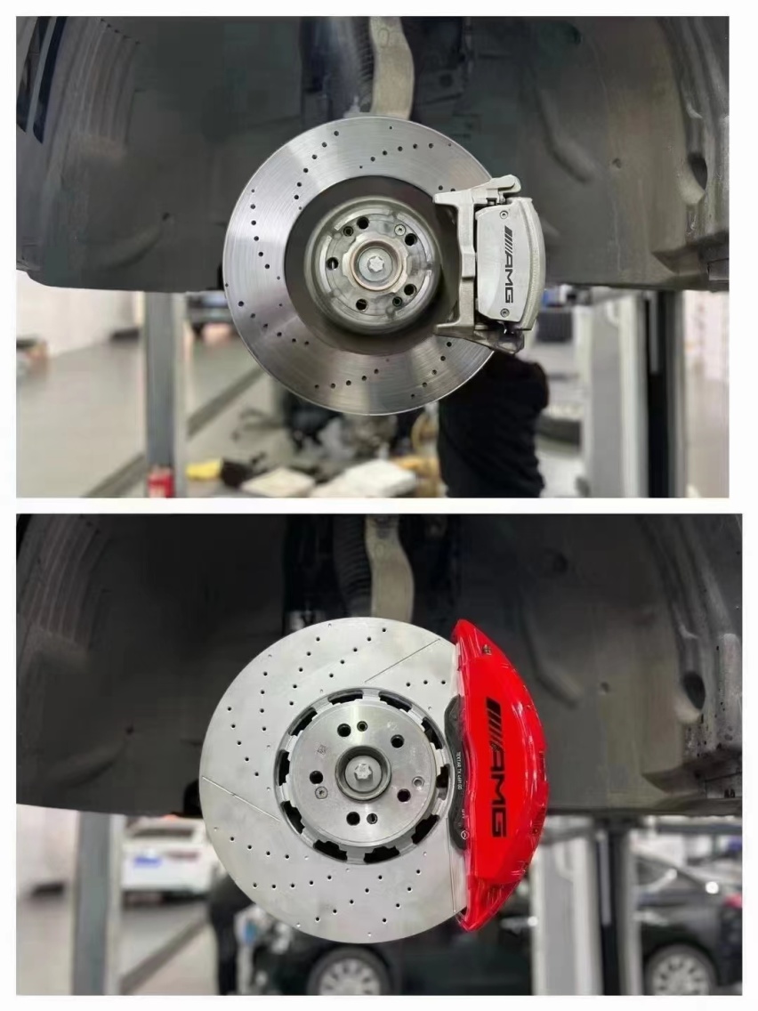 奔驰GLE350/450/53升级改装GLE63原厂AMG6活塞刹车批