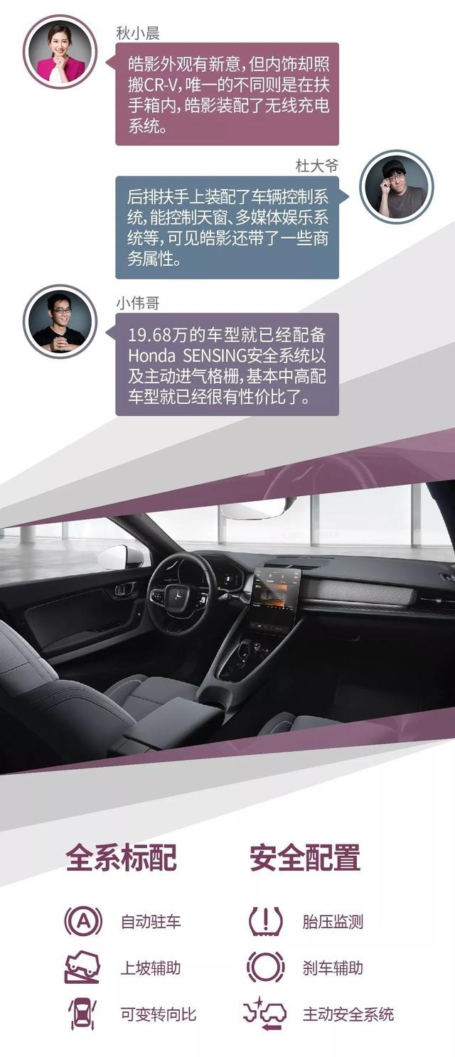 一张图看懂本田皓影，同为16.98万起，与CR-V有何区别？