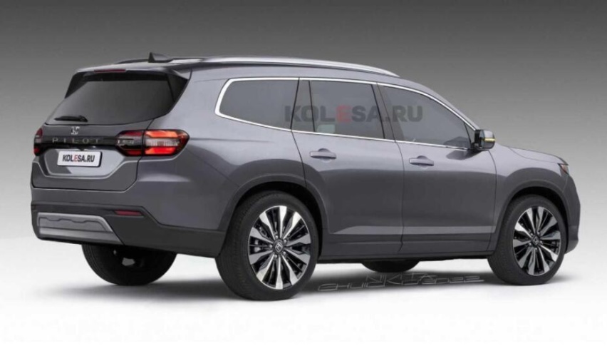 要做最强悍SUV！搭载3.5L V6发动机，本田Pilot假想图曝光