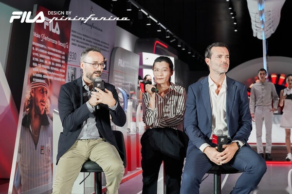 Pininfarina 全球品牌发展总监（右）和设计总监（左）分享设计理念