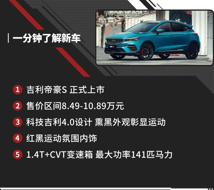 改头换脸还有个新名字？吉利帝豪S正式上市
