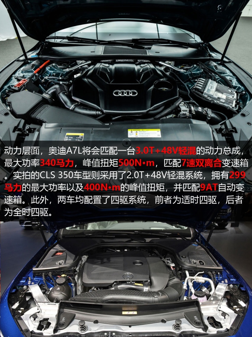 优雅都还在？奥迪A7L对比奔驰CLS