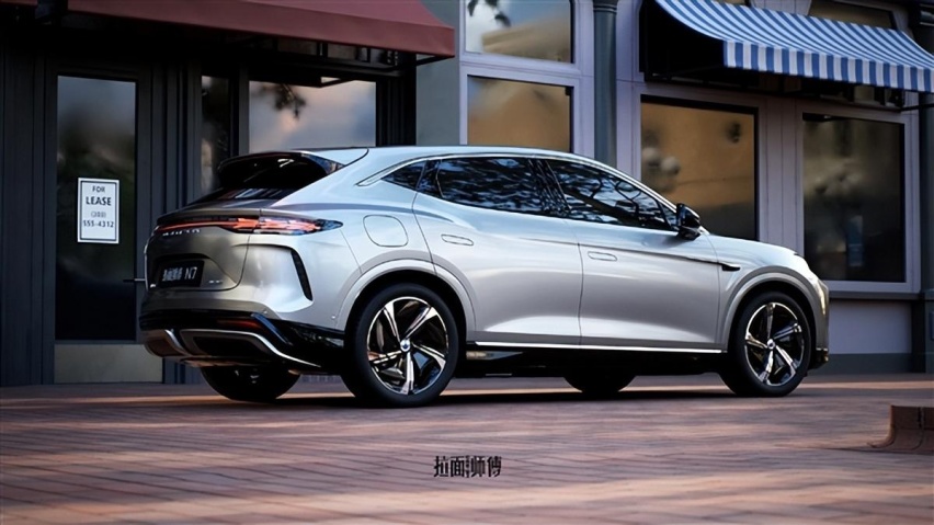 2024款腾势N7渲染图曝光：前脸设计焕然一新，比亚迪真听劝