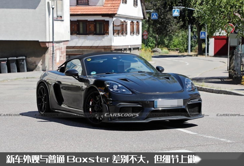 保时捷718 Boxster Spyder ，海外上路测试