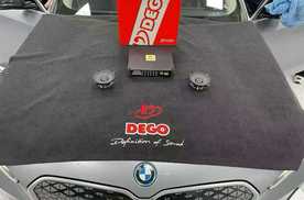 【宝马X1】专享升级：埃曼德高4寸中音+DE1216功放组合