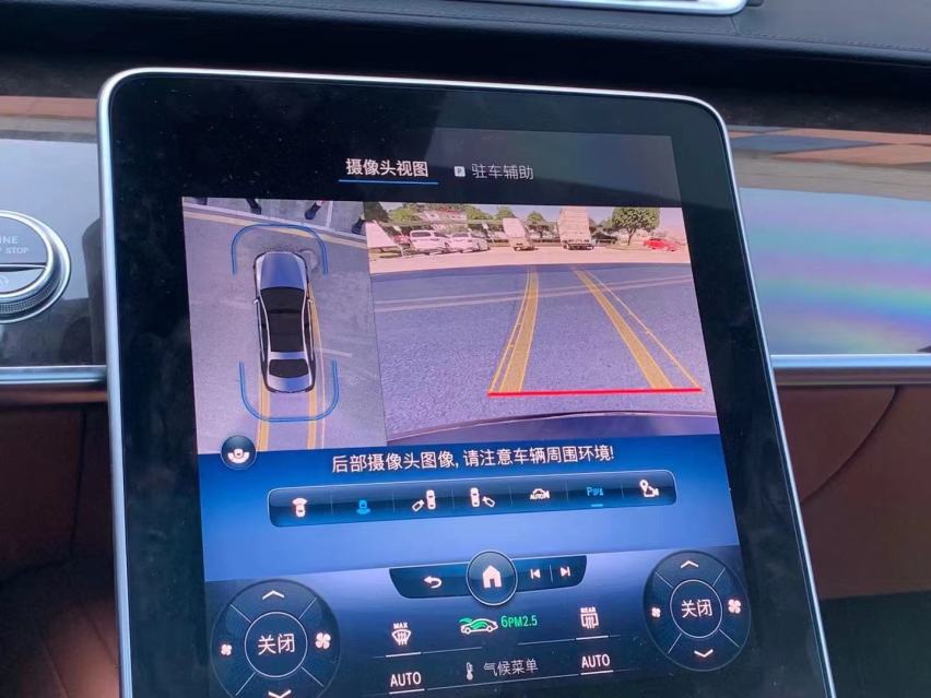 22款奔驰S400升级原厂通风座椅 环视全景360影像 主动氛围灯施工