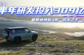 半年研发投入309亿，比亚迪蝉联A股“研发之王”！