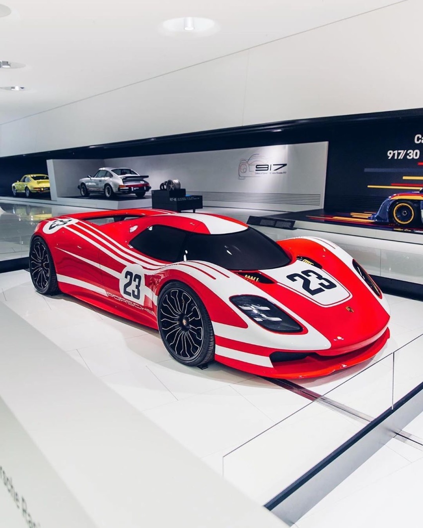 保时捷917 concept实车 简洁流畅的运动感