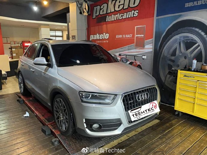 奥迪Q3 2.0TFSI刷ECU改装电脑德国Techtec升级动力程序