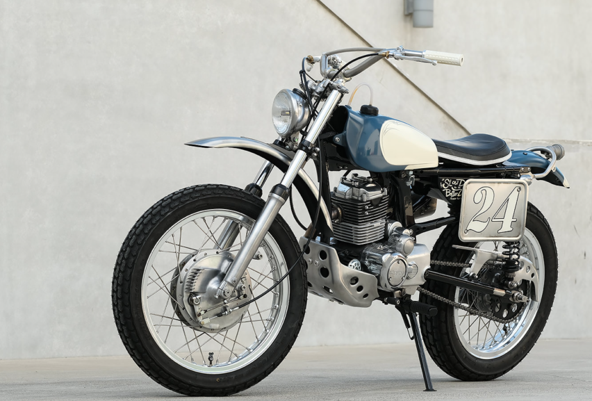 台湾机车改装分享：光阳KTR 150变身Scrambler风格，颇有艺