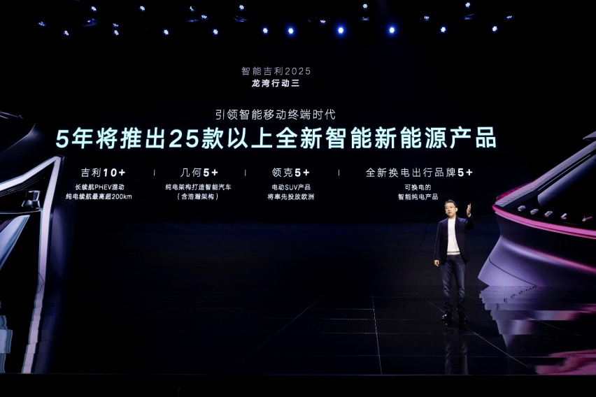 吉利汽车集团正式发布“智能吉利2025”战略及“九大龙湾行动”