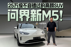25万级不容错过的高颜SUV，实拍体验问界新M5！