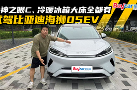 顶配不到15万，天神之眼C、冷暖冰箱大床全都有，试驾比亚迪海狮05EV