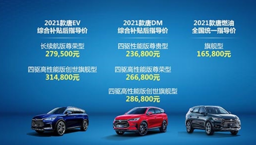 新款比亚迪唐上市，提供三款不同动力，这次改款成功吗？