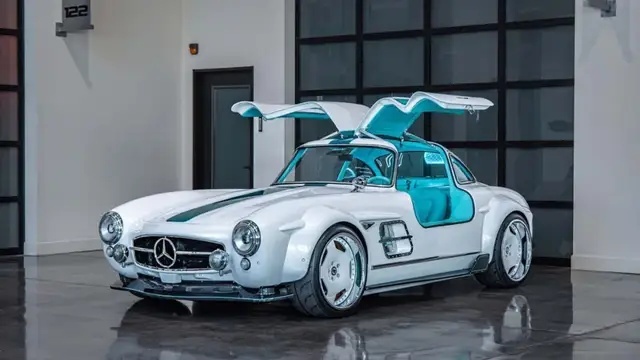 30万的特斯拉Model 3改成千万神车奔驰300SL，看完心动了！