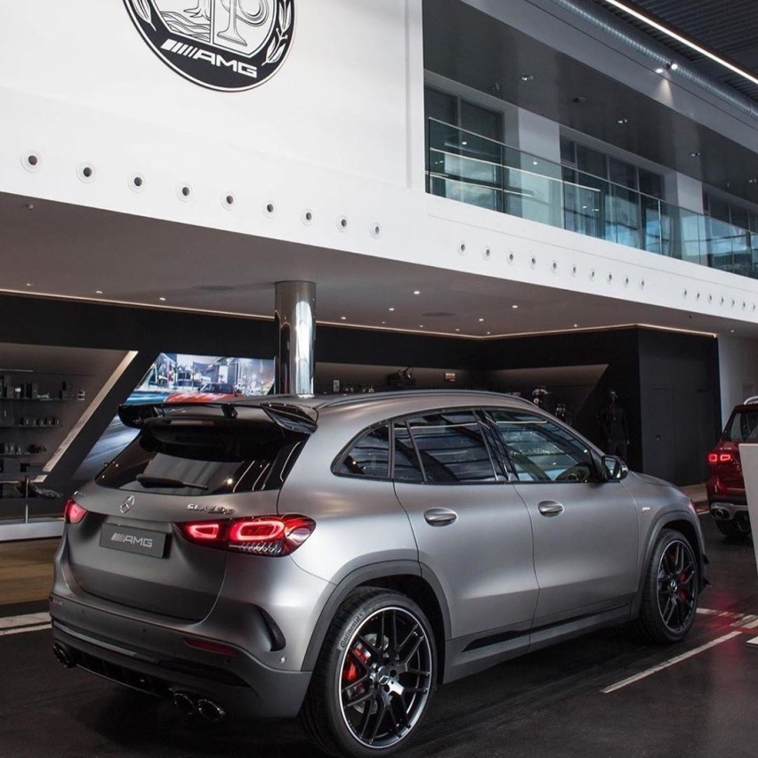 精致运动的造型 梅赛德斯-AMG GLA 45 S实车