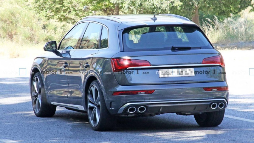 V6+四驱，最大功率354马力，21款奥迪SQ5无伪谍照曝光