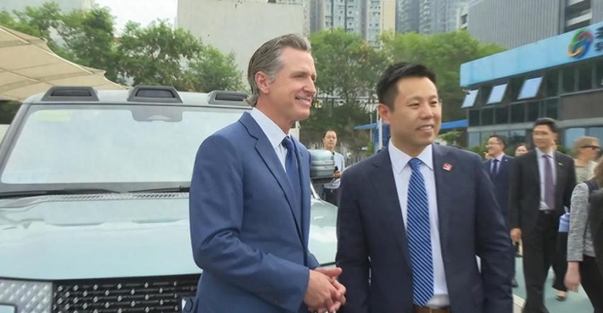 最近美加州州长访华，还是在国内掀起了不小的动静，这位州长在23日抵达香