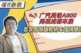 广汽昊铂A800亮相成都车展，首款智慧旗舰轿车值得期待
