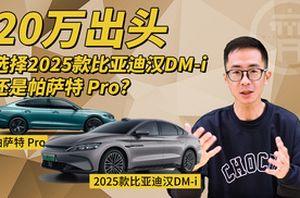 20万出头，选择2025款比亚迪DM-i还是帕萨特 Pro？