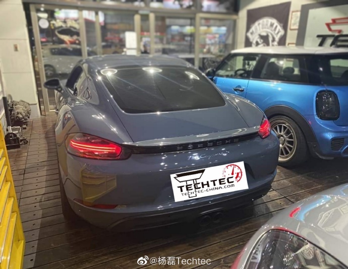 保时捷718 Cayman S刷ECU改装德国Techtec电脑程序