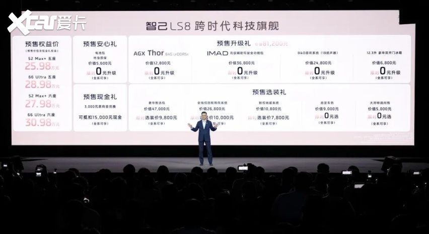 kaiyun体育网页版科技拉满2598起万元智己LS8开启预售(图1)