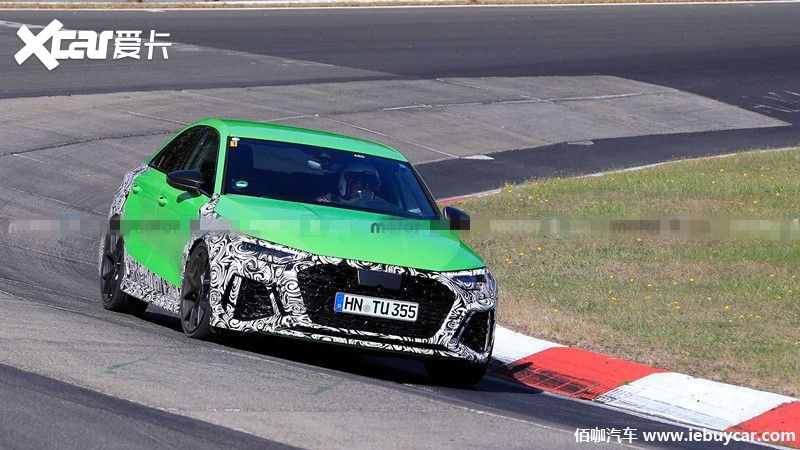 功率或超400马力 2021款奥迪rs3轿车测试谍照曝光