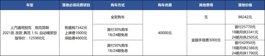 别克英朗优惠4万，放弃朗逸/轩逸，是妥协还是真划算？