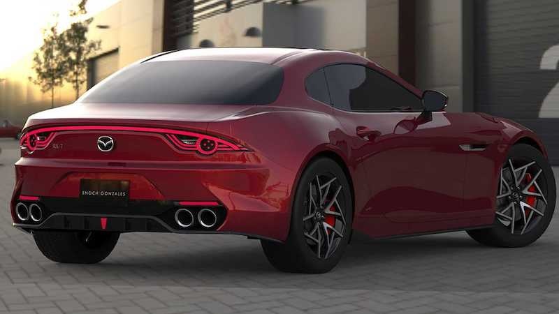或将搭载转子发动机 马自达RX-7渲染图