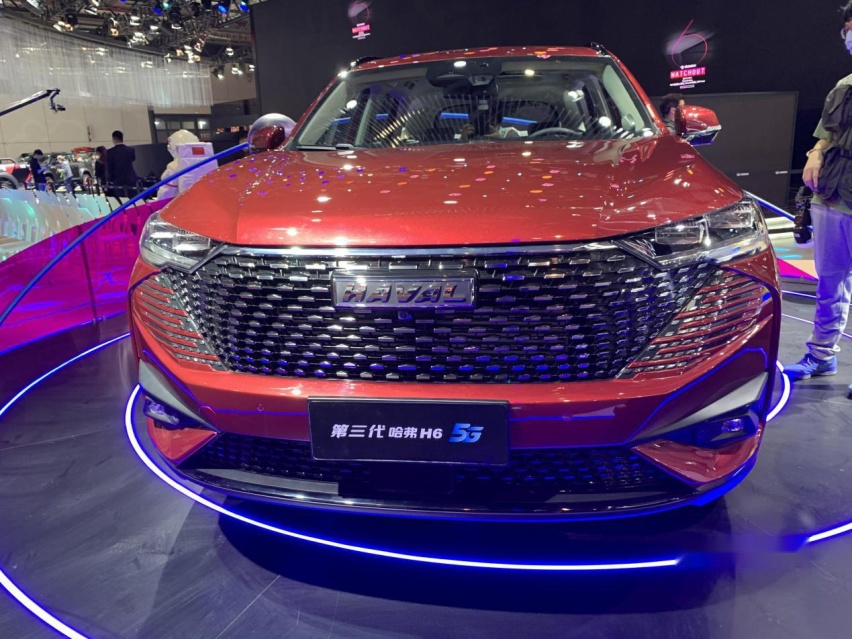 2021上海车展：第三代哈弗H6 5G版车型首发 整车升级