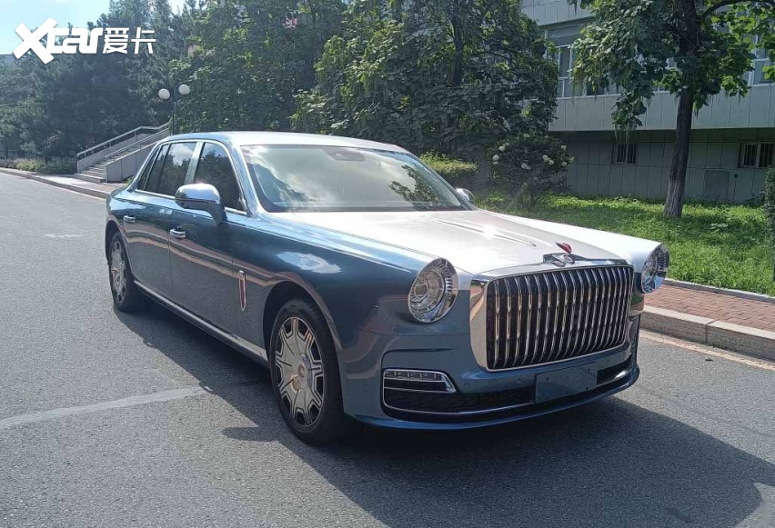 或700万起？新一代红旗L5现身街头，长近6米+升降立标，搭V8动力