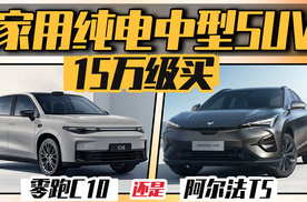 家用纯电中型SUV，15万级买阿尔法T5还是零跑C10