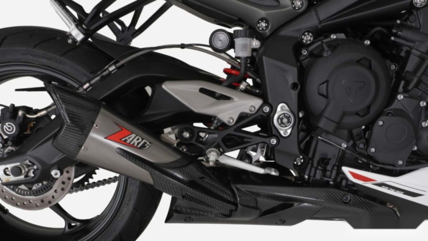 Zard为凯旋Street Triple 765推出多款专属排气管