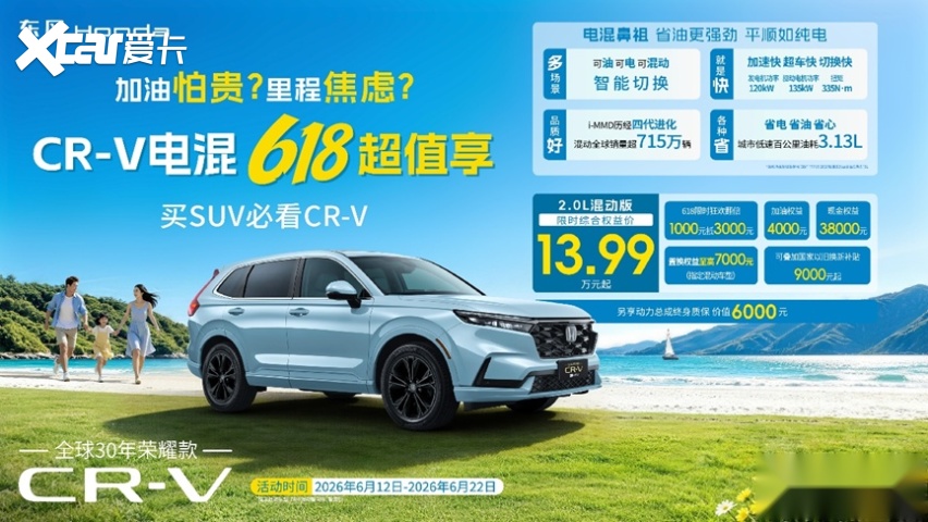 直降6万!年中618混动CR-V抄底正当时