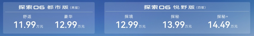 11.99万起 奇瑞探索06都市版上市 前脸造型变精致更具城市SUV风
