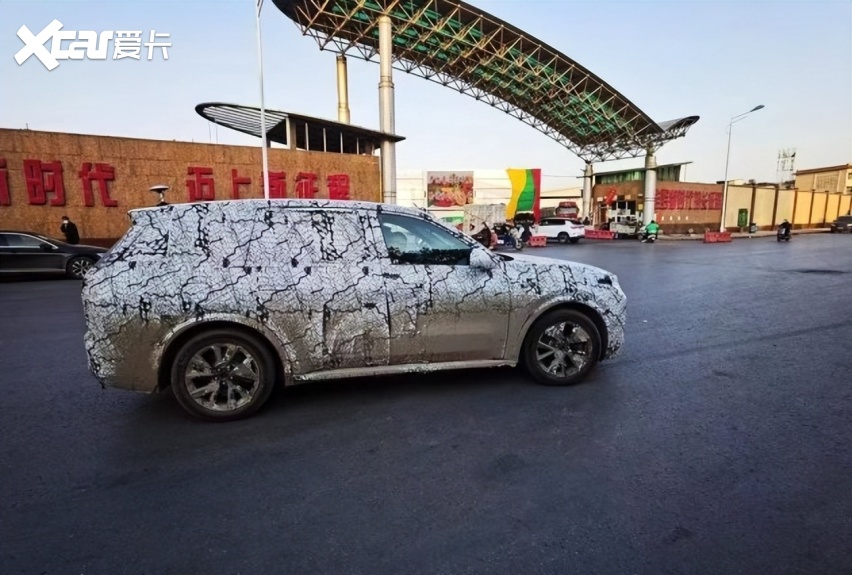 理想L9无下文 疑似理想X02倒是先路试了 中大型6座SUV