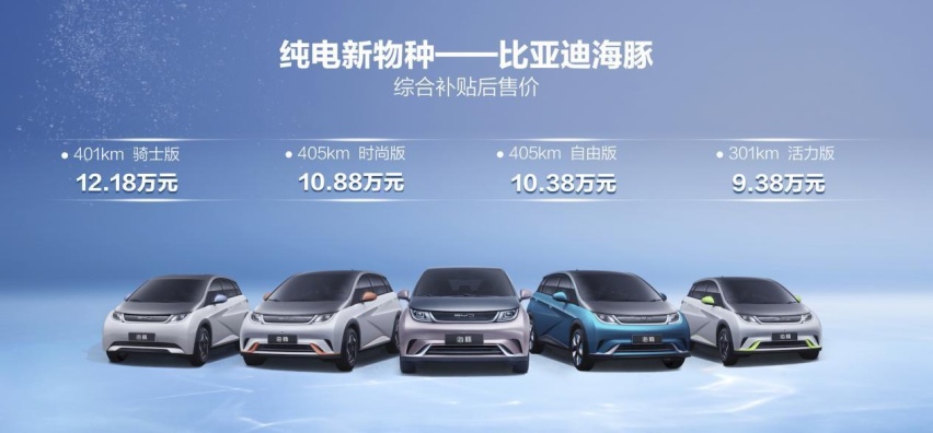 资深编辑带你看10万级纯电精品——e平台 3.0首款车型比亚迪海豚