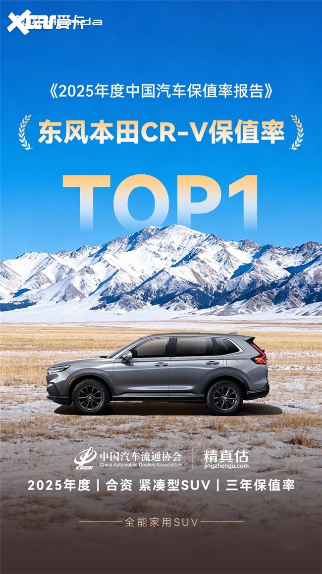 热销超1500万辆，CR-V为何是全球家庭首选？