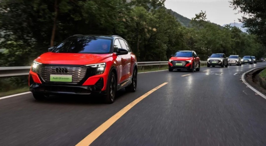 驭奥迪Q5 e-tron“修行”浙北大峡谷，静享自然纯粹驾乘感