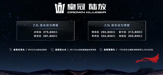 皇冠加冕再续传奇 多维度打造豪华体验 丰田皇冠陆放上市售27.58万起