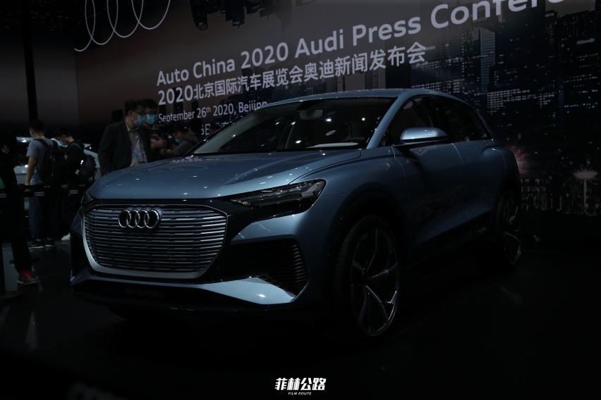 #新车实拍#菲林公路2020北京车展 奥迪Q4 e-tron