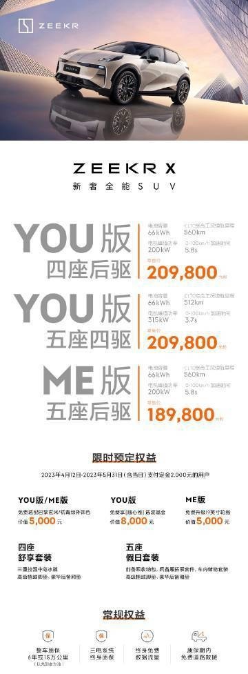 极致纯粹的极氪X，拿出了最有诚意的价格