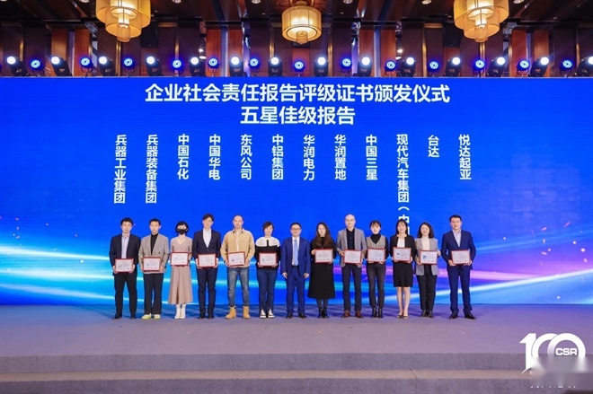 悦达起亚社会责任报告获评“五星佳”最高评级