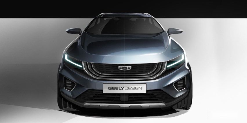 大大大空间SUV 吉利豪越外观设计图曝光