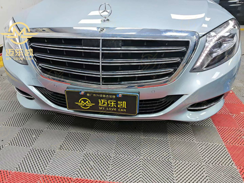 16款奔驰S320L改装360全景 座椅记忆 无钥匙进入