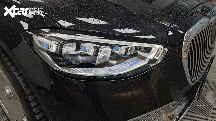 23款24款迈巴赫s480升级流星雨数字大灯