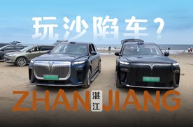 沙滩陷车？都是开岚图泰山的 怎么人家就有大别野