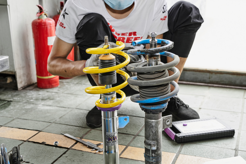 享受驾驶乐趣 MINI F56改装KWSC街道舒适版绞牙避震